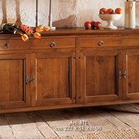 Credenza Foscari quattro ante in noce massello
