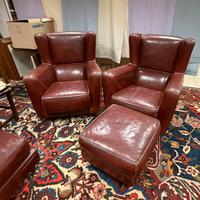 poltrona Baxter con pouff