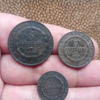 3 Monete Stati Preunitari Regno di Sardegna 1800