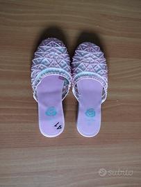 ciabatte da donna di colore rosa chiaro