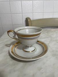 Set 4 tazzine con sottotazzina Bavaria