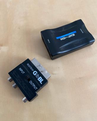 Adattatori scart e hdmi