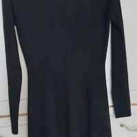 vestito nero invernale da donna