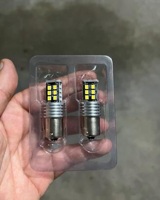 Coppia luci diurne DRL 15 led P21W canbus no error