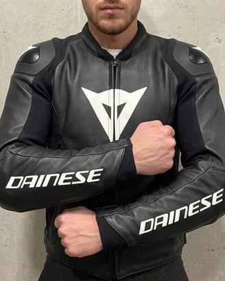 giubbotto Dainese 50 pelle pro sport pari al nuovo