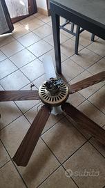 lampadario con ventole