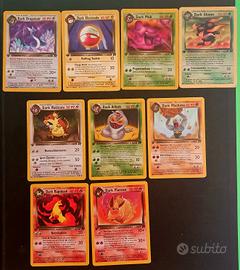 Pokemon carte serie DARK prima edizione 