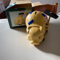 Salvadanaio maialino ceramica
