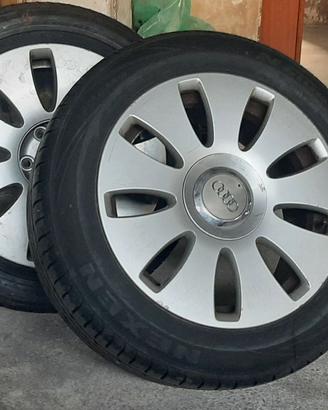 5 Cerchi in lega originali AUDI e gomme 205x55R16