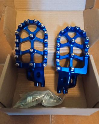 Honda CRF - Pedane in ergal CNC  anodizzate