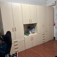 Armadio 7 ante ribere sbiancato