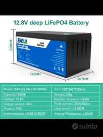 batterie lifepo4 12.8v 300ah