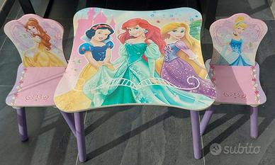 Tavolo con sedie principesse Disney