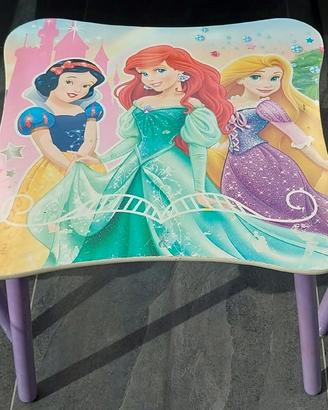 Tavolo con sedie principesse Disney