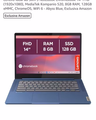 Lenovo IdeaPad Slim 3 8/128 gb NUOVO SIGILLATO