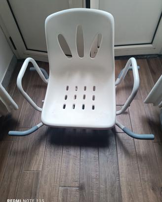 sedia girevole per vasca da bagno 