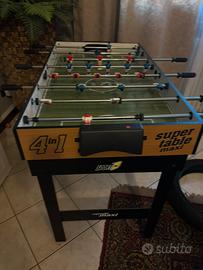 Tavolo gioco calcetto 4 in 1 sport 1