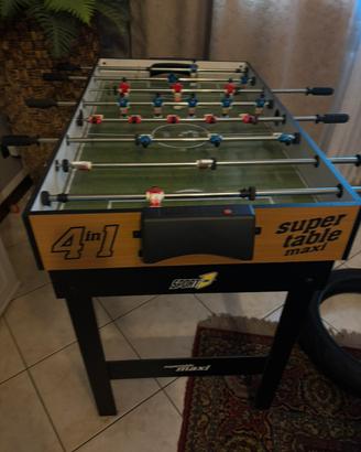 Tavolo gioco calcetto 4 in 1 sport 1