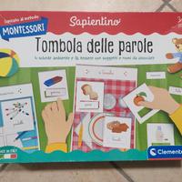 Tombola delle Parole Sapientino Clementoni Montess
