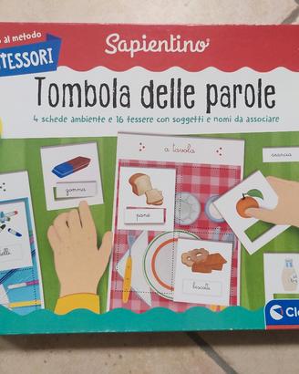 Tombola delle Parole Sapientino Clementoni Montess