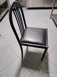 sedie in ferro con imbottitura