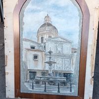 Quadro grande la fontana di carini