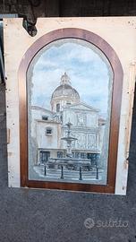 Quadro grande la fontana di carini