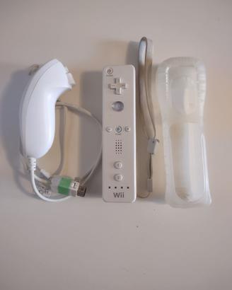 Controller telecomando Nintendo Wii con nunchuk