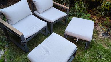 Set poltrone giardino 