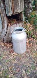 bidone  vintage alluminio