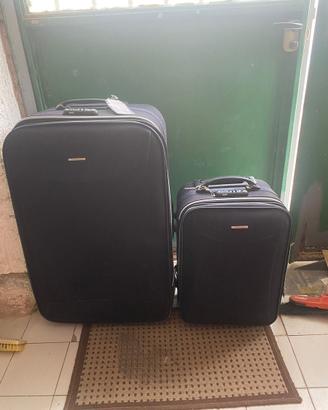 Set 2 valigie in tessuto