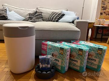 Tommy tippee twist & lock più pannolini pampers