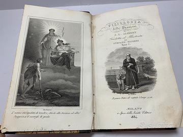 Libro antico - Fisiologia delle passioni 1834