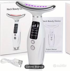 Strumento massaggiatore viso a led colorati