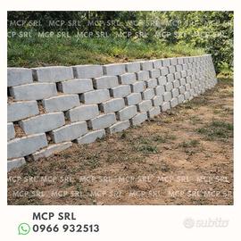 Blocco in CLS "Muroverde" per contenimento terra