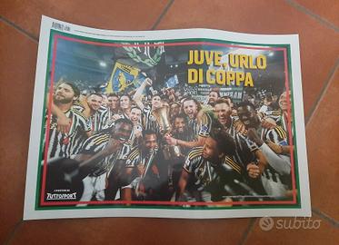 poster tuttosport Juventus vincitrice coppa italia