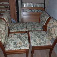 tavolo rotondo più 4 sedie