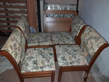 tavolo rotondo più 4 sedie