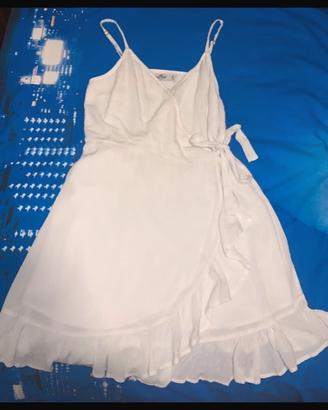 Vestito wrap in viscosa Hollister originale