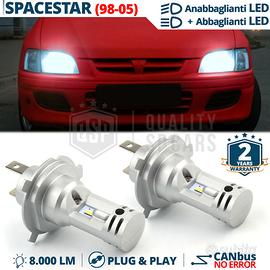 Kit LED H4 per MITSUBISHI SPACE STAR Luce Bianca