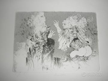 Armodio litografia prova di artista