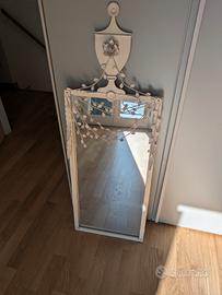 Specchio shabby chic 120x43