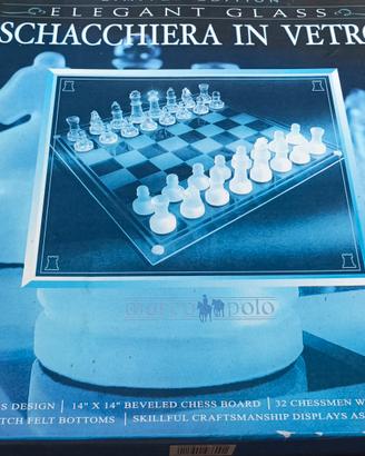 Scacchiera il vetro Marco Polo edizione limitata 