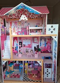 Casa delle bambole in legno