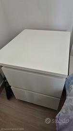 coppia di comodini colore  bianco IKEA Malm