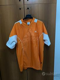 Maglietta adidas vintage arancione calcio xxl slim