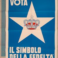 Poster Monarchico Manifesto Monarchia 50x70cm