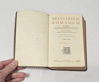 BREVIARIUM ROMANUM TOMUS PRIOR EDITO MARIETTI 1962