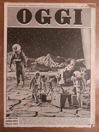 Rivista Oggi 1950 - Destinazione Luna, primo film