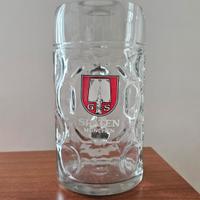 Boccale in vetro originale Oktoberfest, vintage 